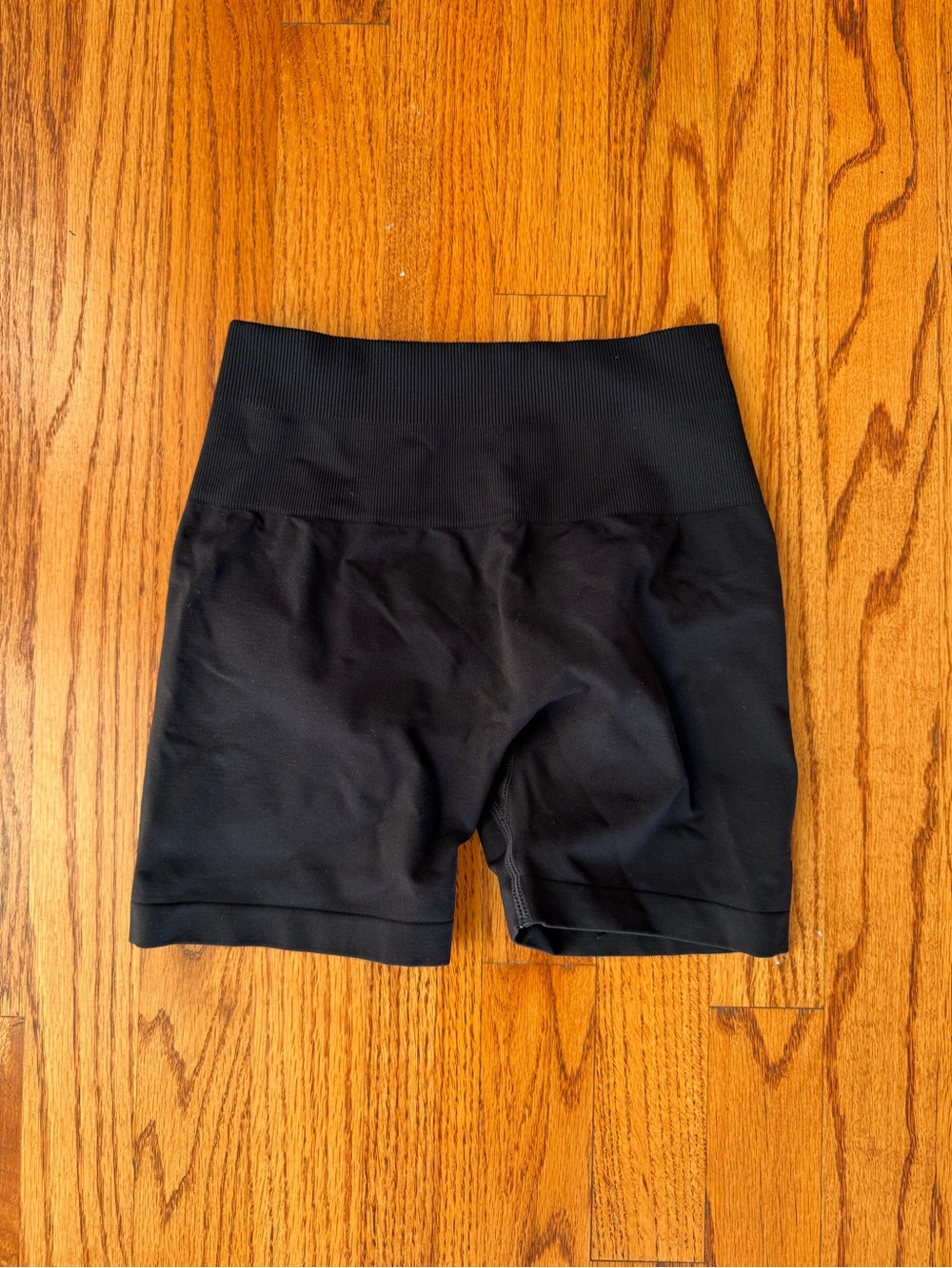 Women’s Black High-Waist Biker Shorts